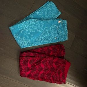 2 PAIRS JEANS - GIRLS SIZE 8